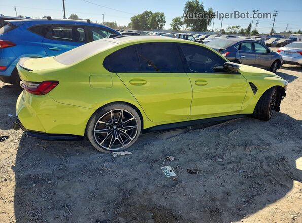 WBS43AY02RFS71115 2024 BMW M3 Green Rear right