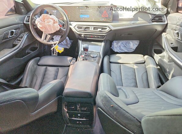 WBS43AY02RFS71115 2024 BMW M3 Green Dashboard view