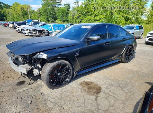 WBS43AY05PFP72772 2023 BMW M3 Черный Задняя левая четверть