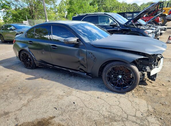 WBS43AY05PFP72772 2023 BMW M3 Черный Вид салона спереди
