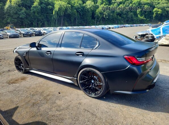 WBS43AY05PFP72772 2023 BMW M3 Черный Задняя правая четверть