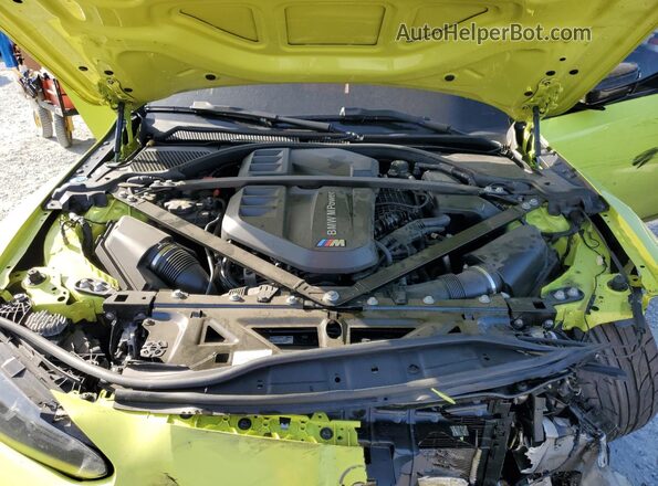 WBS43AY06NFL71812 2022 BMW M3 Зеленый Вид задней части салона