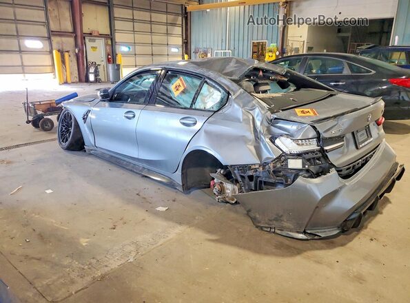 WBS43AY06PFR40709 2023 BMW M3 Gray Задня ліва чверть