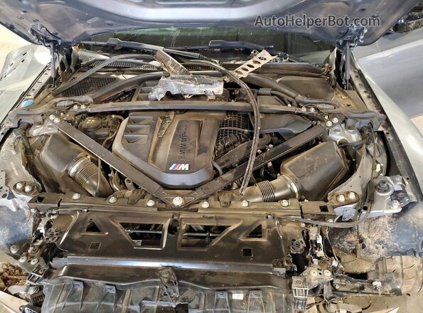 WBS43AY06PFR40709 2023 BMW M3 Gray Вид задньої частини салону