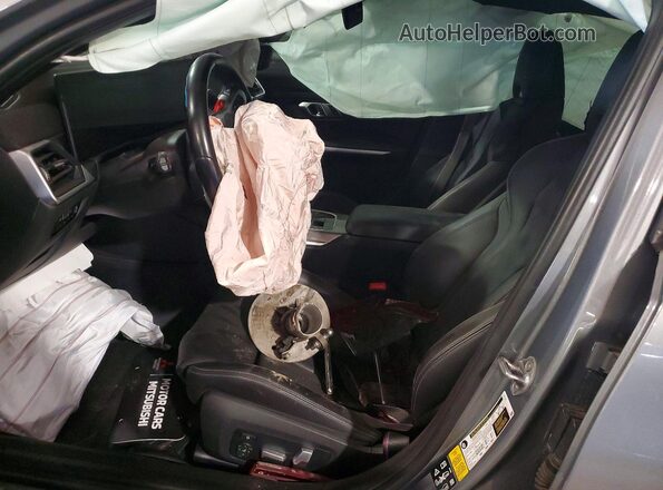 WBS43AY06PFR40709 2023 BMW M3 Gray Вид салону спереду