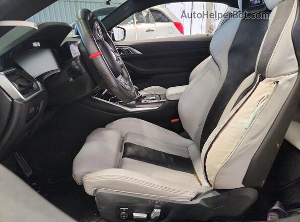 WBS43AZ02PCM26176 2023 BMW M4 Blue Widok wnętrza z przodu