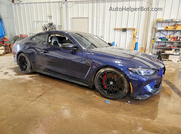 WBS43AZ02PCM26176 2023 BMW M4 Blue Przód prawy