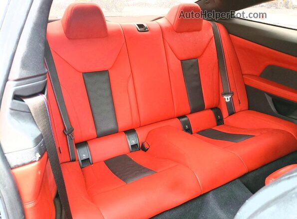 WBS43AZ05NCL01251 2022 BMW M4 Charcoal Vista de los asientos traseros