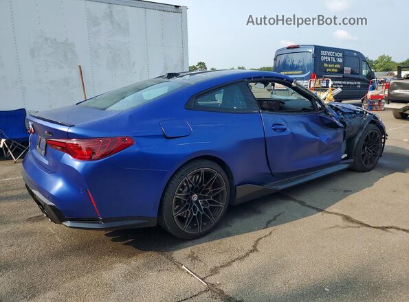 WBS43AZ07RCP78088 2024 BMW M4 Blue Задня права чверть