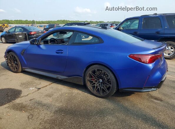 WBS43AZ07RCP78088 2024 BMW M4 Blue Задня ліва чверть