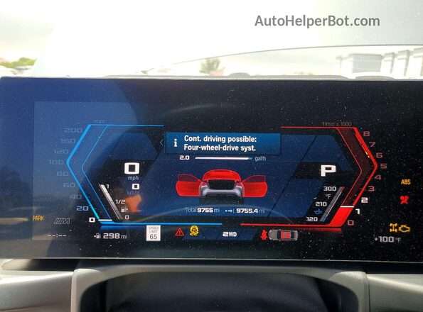 WBS43BA00TCV33478 2026 BMW M4 Gray Instrument cluster view