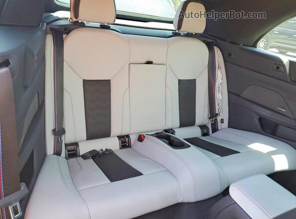 WBS43BA00TCV33478 2026 BMW M4 Gray Rear seats view