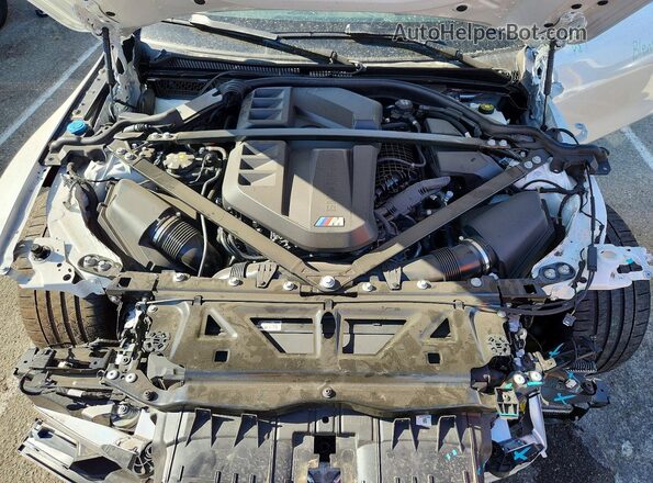 WBS43BA04TCW34488 2026 BMW M4 White Vista interior trasera
