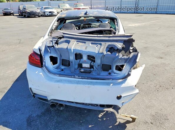 WBS4Y9C03LFJ20797 2020 BMW M4 White Հետևի տեսք