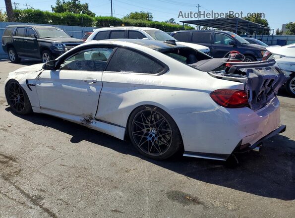 WBS4Y9C03LFJ20797 2020 BMW M4 White Հետևի ձախ