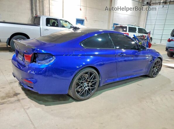 WBS4Y9C08LFH98786 2020 BMW M4 Blue Հետևի աջ