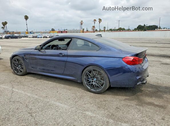 WBS4Y9C52JAC87578 2018 BMW M4 Blue Tył lewy