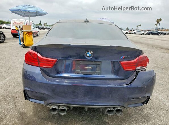 WBS4Y9C52JAC87578 2018 BMW M4 Blue Widok z tyłu