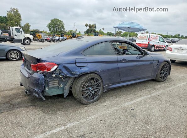 WBS4Y9C52JAC87578 2018 BMW M4 Blue Tył prawy