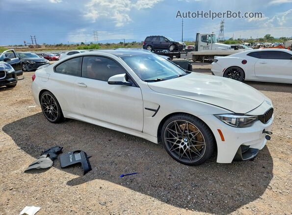 WBS4Y9C55KAH82908 2019 BMW M4 White Front right