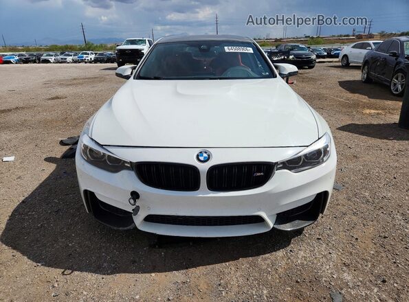 WBS4Y9C55KAH82908 2019 BMW M4 White Front view