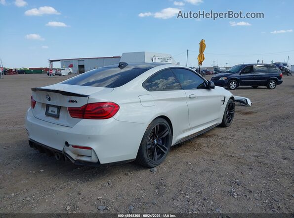 WBS4Y9C58JAA85988 2018 BMW M4 White Задня права чверть