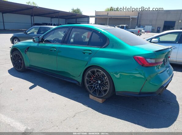 WBS53AY02RFS24218 2024 BMW M3 Green Задня ліва чверть