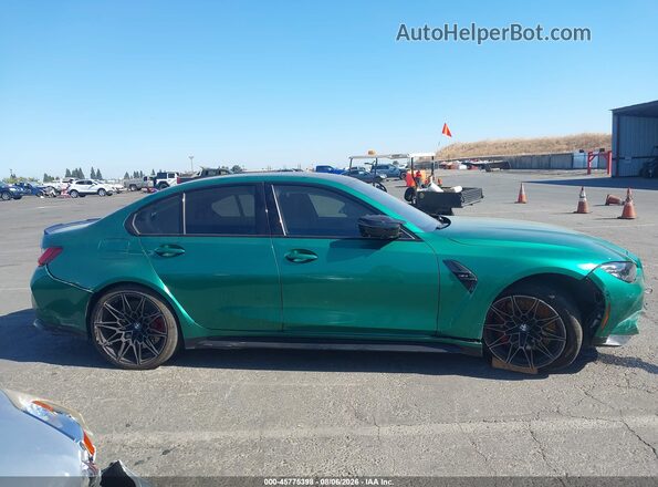 WBS53AY02RFS24218 2024 BMW M3 Green Вид задньої частини салону