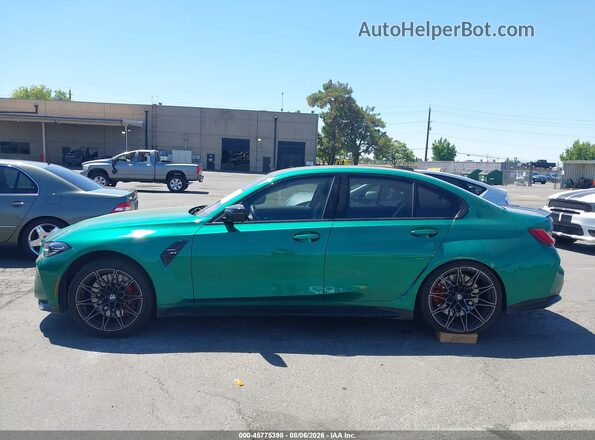 WBS53AY02RFS24218 2024 BMW M3 Green Панорамний вид салону 360°