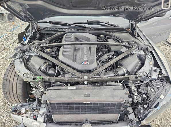 WBS53AY08NFM19895 2022 BMW M3 Gray Widok wnętrza z tyłu