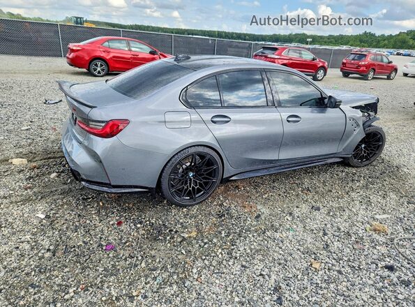 WBS53AY08NFM19895 2022 BMW M3 Gray Tył prawy
