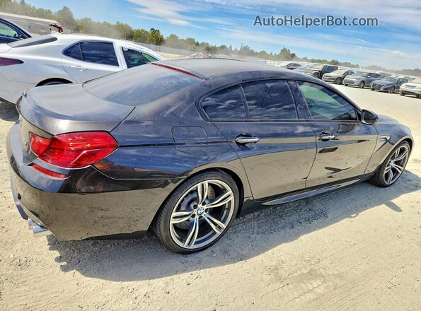 WBS6E9C53GGF92644 2016 BMW M6 Black Դիմացի տեսք