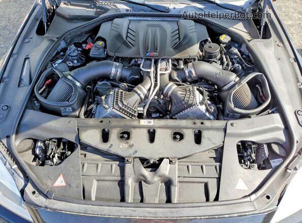 WBS6E9C54GG437047 2016 BMW M6 Black Вид задньої частини салону