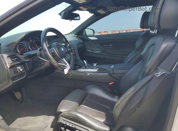 WBS6G9C57GD931995 2016 BMW M6 White Vista interior delantera