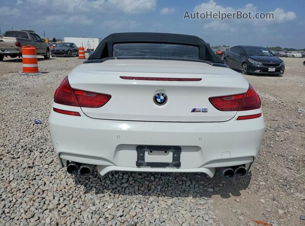WBS6G9C57GD931995 2016 BMW M6 White Vista trasera