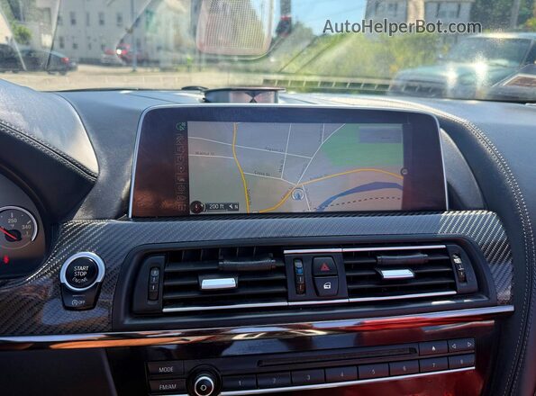 WBS6G9C59GD932047 2016 BMW M6 Black Вид панелі приладів