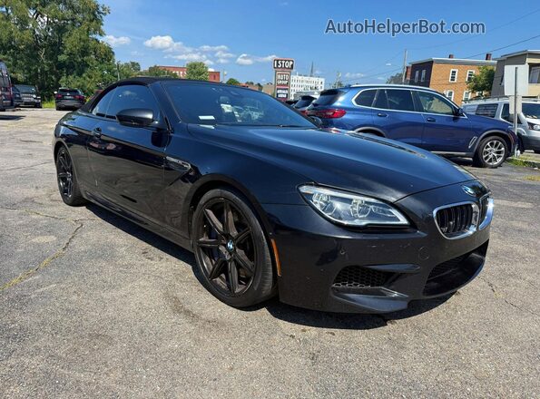 WBS6G9C59GD932047 2016 BMW M6 Black Передня права чверть
