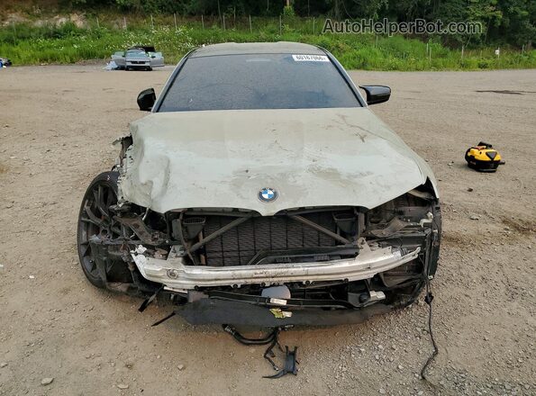 WBS83CH04MCG40583 2021 BMW M5 Gray Front view