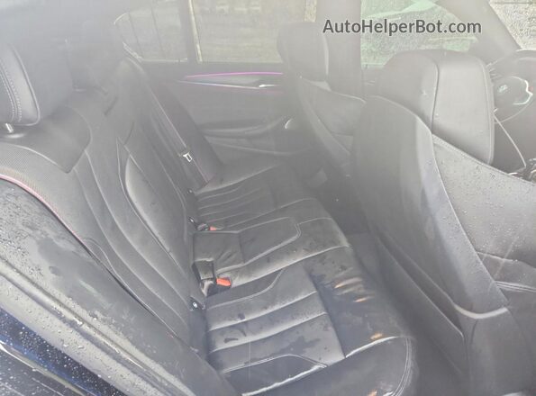 WBS83CH08MCG36083 2021 BMW M5 Black Rear seats view