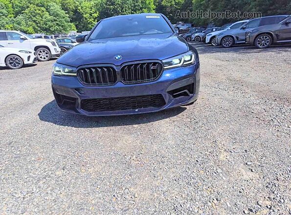 WBS83CH09PCN49150 2023 BMW M5 Blue Front view