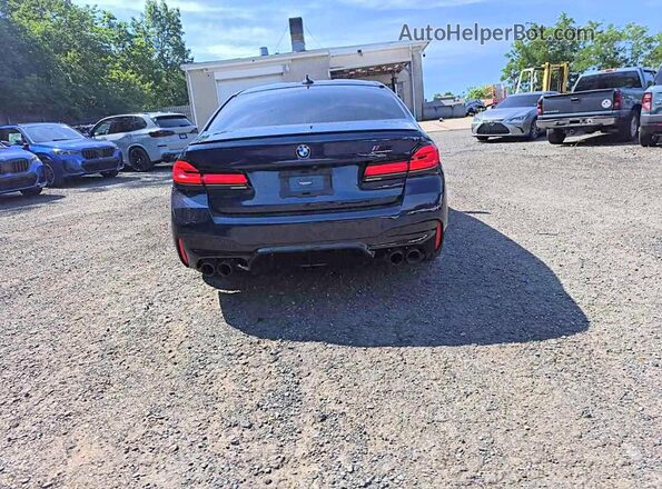 WBS83CH09PCN49150 2023 BMW M5 Blue Rear view