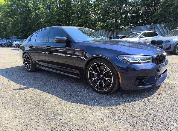 WBS83CH09PCN49150 2023 BMW M5 Blue Rear right