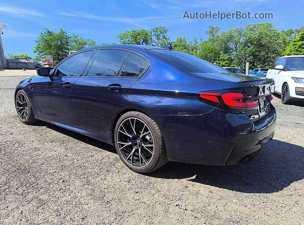 WBS83CH09PCN49150 2023 BMW M5 Blue Rear left