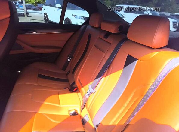 WBS83CH09PCN49150 2023 BMW M5 Blue Rear interior view