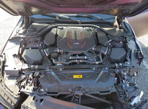 WBS83FK00SCU35556 2025 BMW M5 Purple Widok wnętrza z tyłu