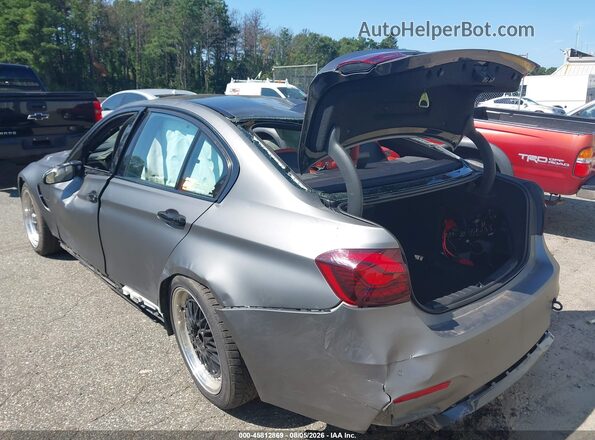 WBS8M9C36H5G85763 2017 BMW M3 Silver Rear left