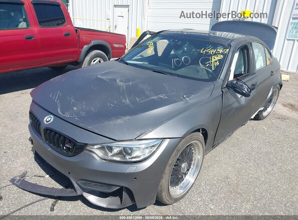 WBS8M9C36H5G85763 2017 BMW M3 Silver Front left