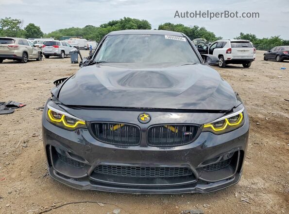WBS8M9C53J5K98415 2018 BMW M3 Black Vista frontal