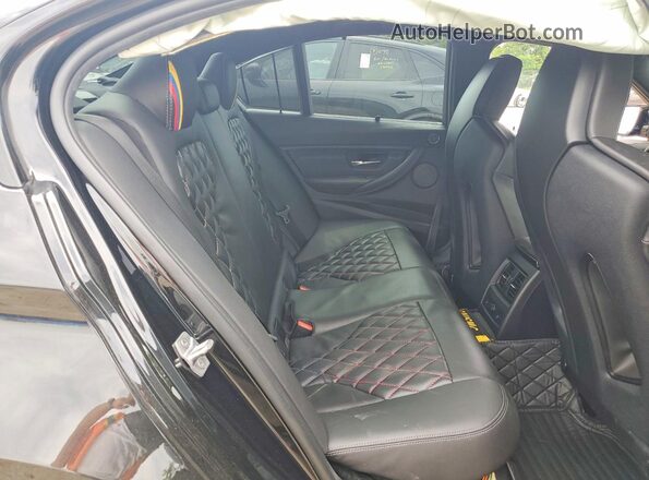 WBS8M9C53J5K98415 2018 BMW M3 Black Vista de los asientos traseros