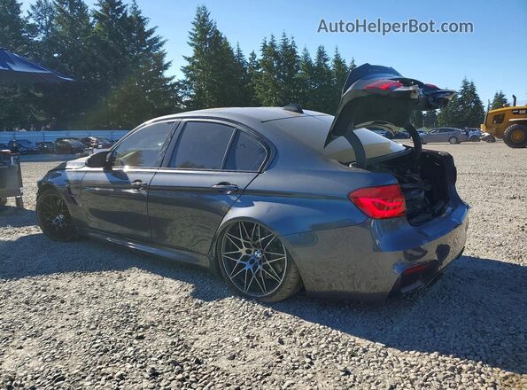 WBS8M9C53J5K99791 2018 BMW M3 Gray Tył lewy